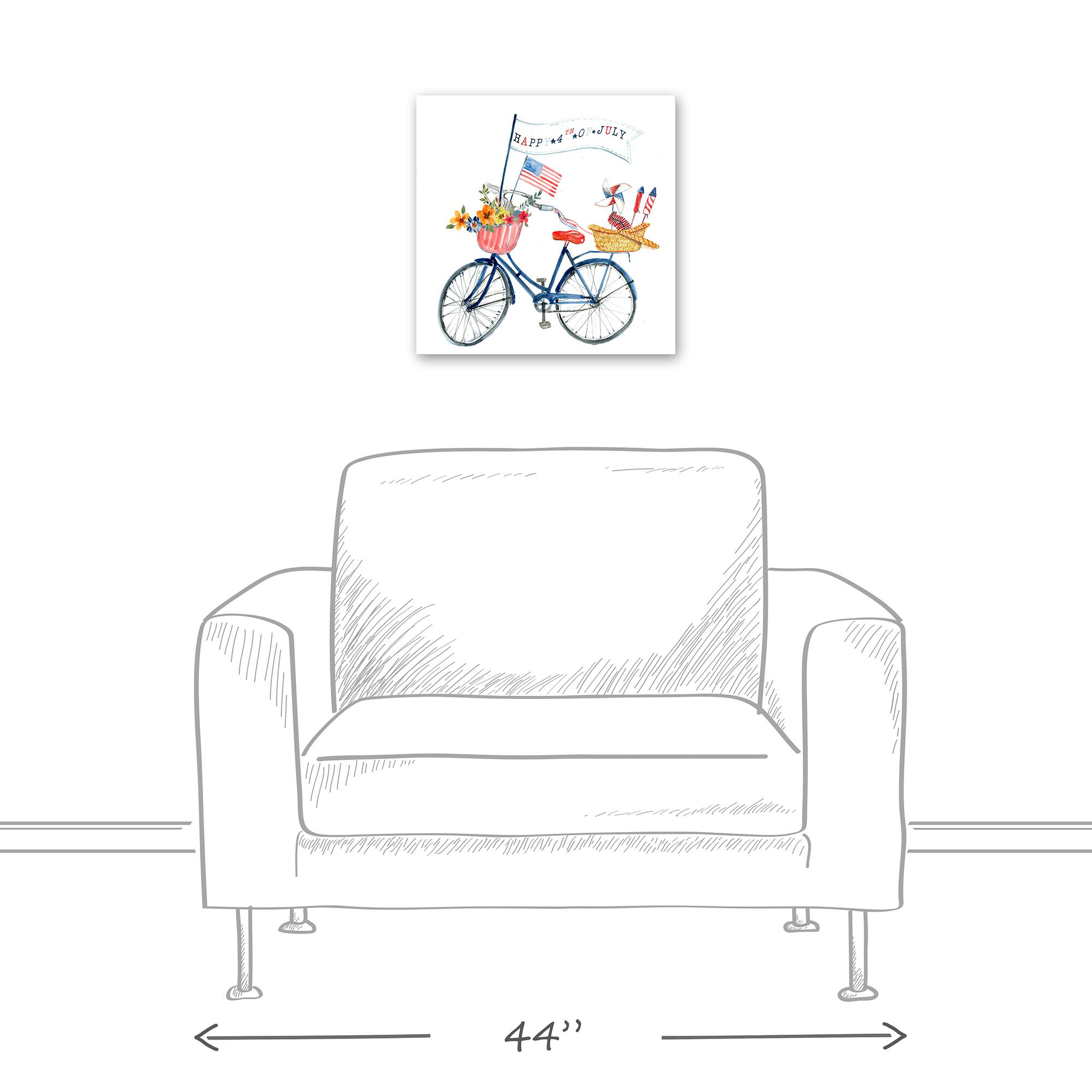 American Bike Canvas Wall Art